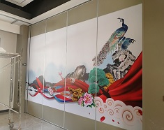 三山畫活動屏風(fēng)